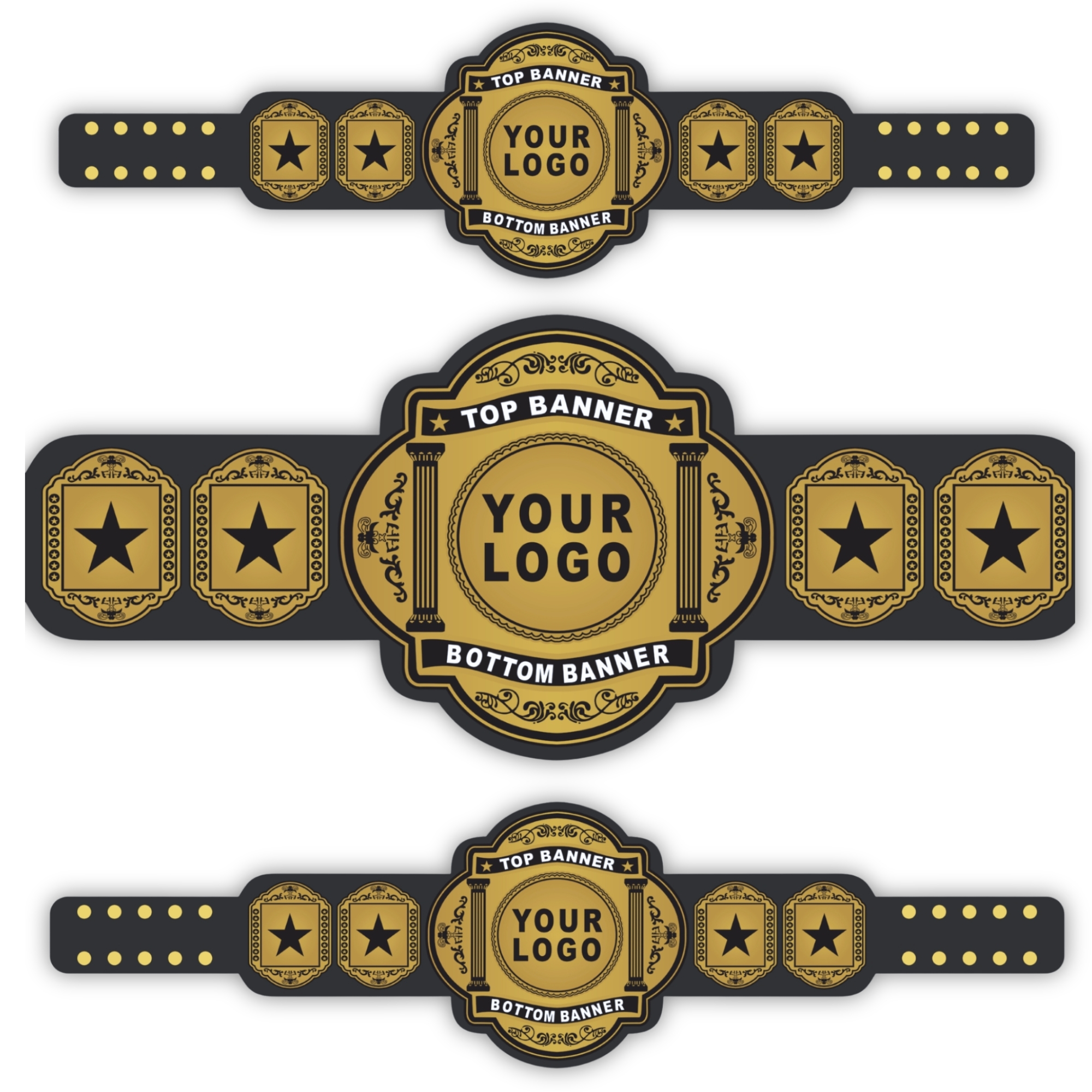 Custom Championship Belt (4) Customizable Championship Belt - Image 1