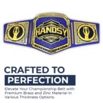 Custom Wrestling Championship Belt HD Metal Engraving - Image 5