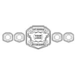 Custom Gold Title for Sports Awards - Image 3