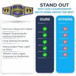 Custom Wrestling Championship Belt HD Metal Engraving - Image 4