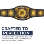 2mm Brass Championship Belt - Image 5