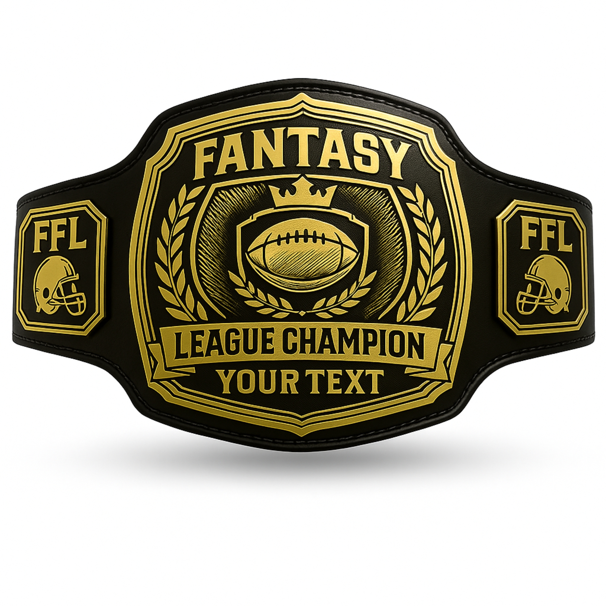 Fanatast Football Custom Championship Belt (1) Fantasy Football Belt Championship - Image 1