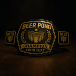 Customized Beer Pong Championship Belt - Image 6