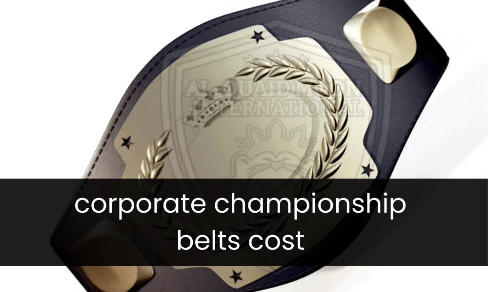 corporate championship belts cost
