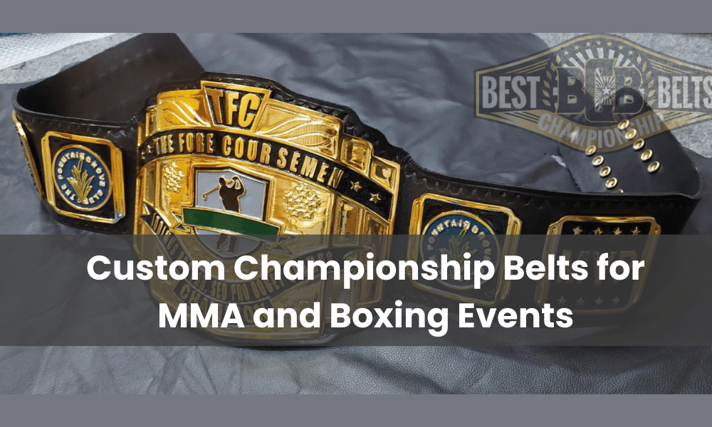 custom MMA championship belts