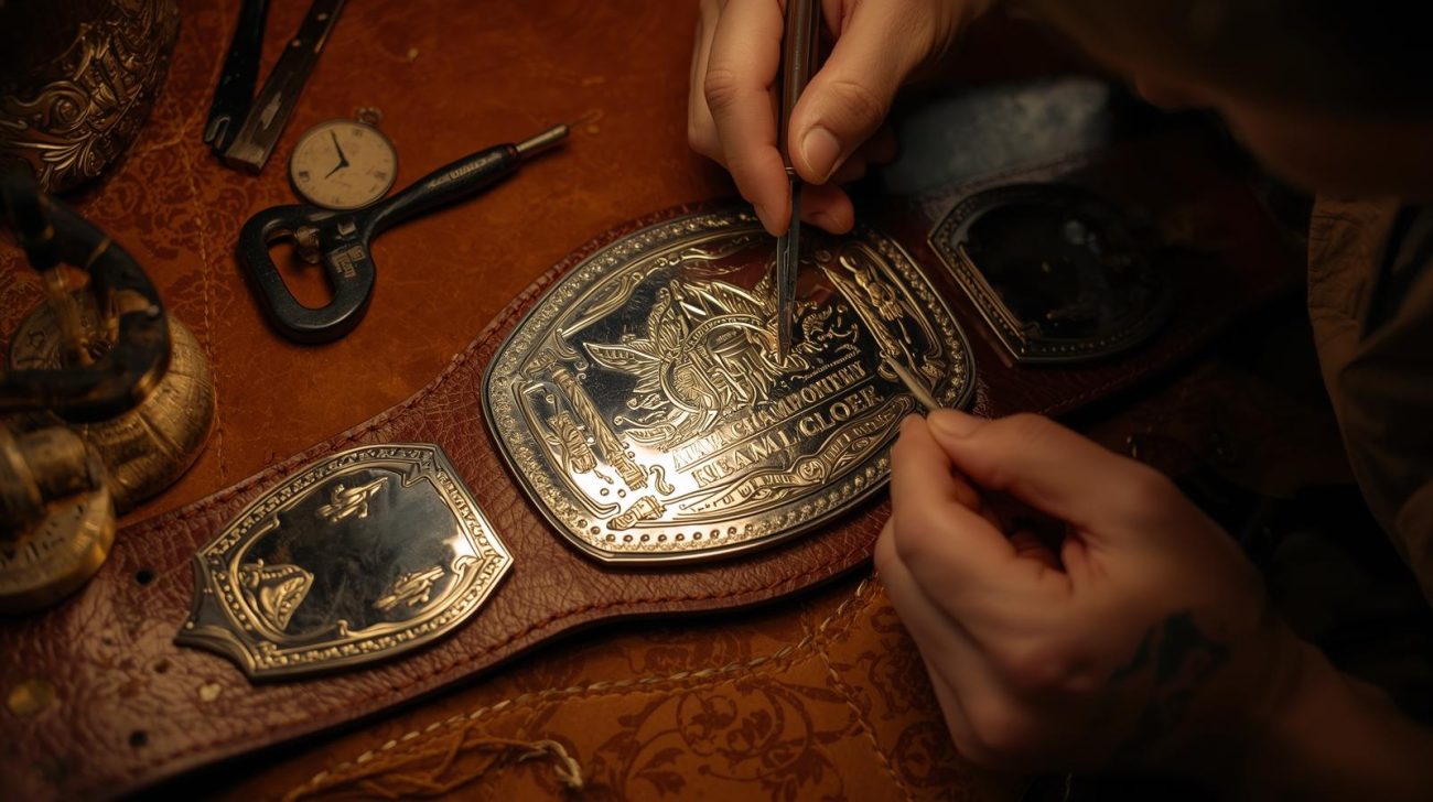 how championship belts are made