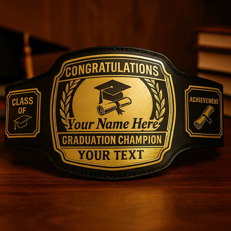 Graduation Championship belt