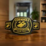 Customized Cornhole Championship Belt - Image 4