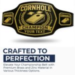 Customized Cornhole Championship Belt - Image 6