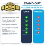 Custom Cornhole Championship Belt - Image 3