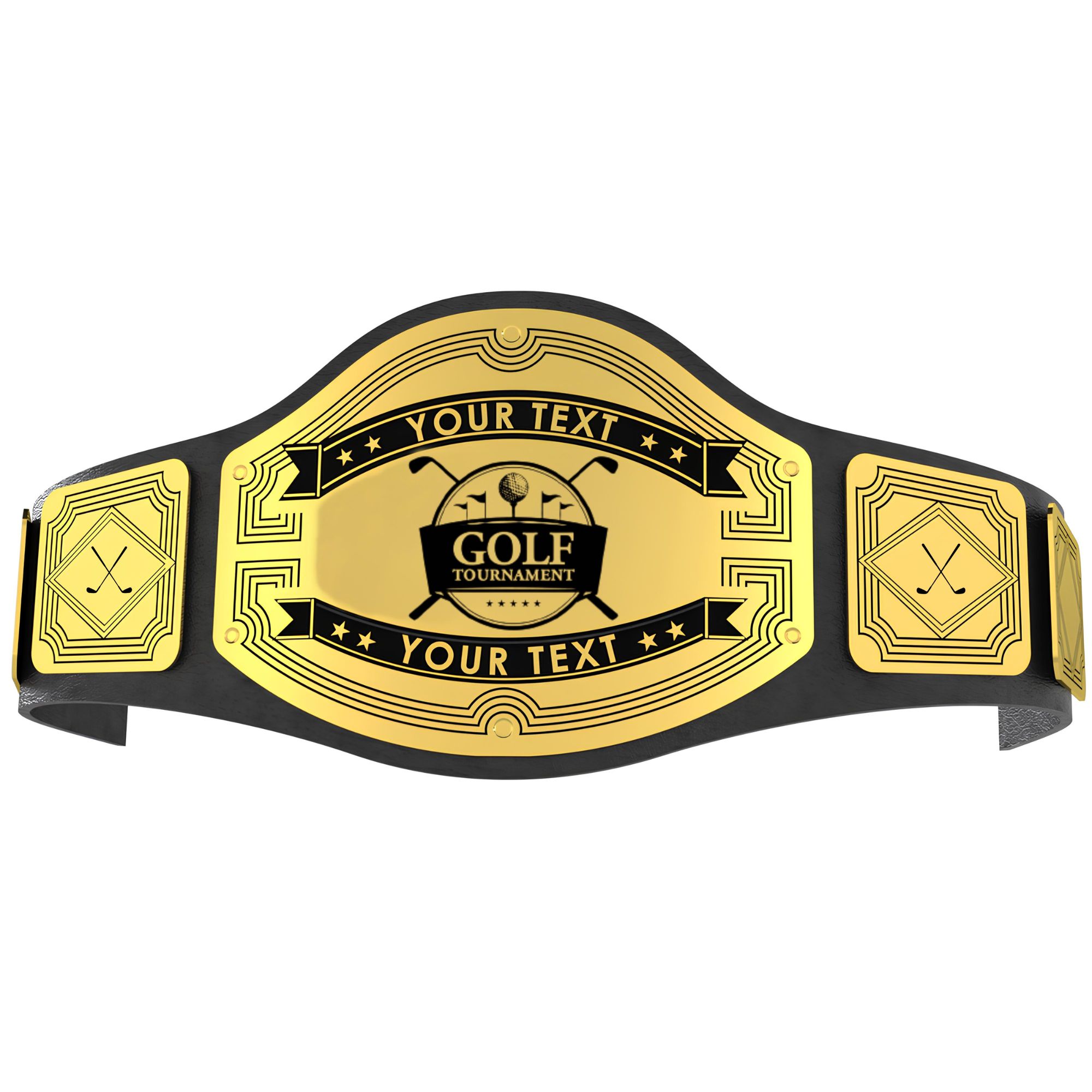 Golf Championship Belt 1 Custom Golf Tournament Championship Belt - Image 1