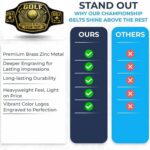Customized Golf Championship Belt - Image 8
