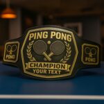 Customized Ping Pong Championship Belt - Image 6