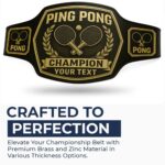 Customized Ping Pong Championship Belt - Image 7