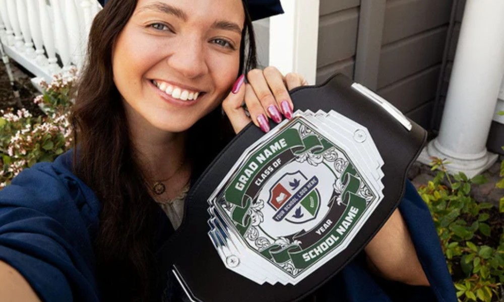 School Logo Championship Belt