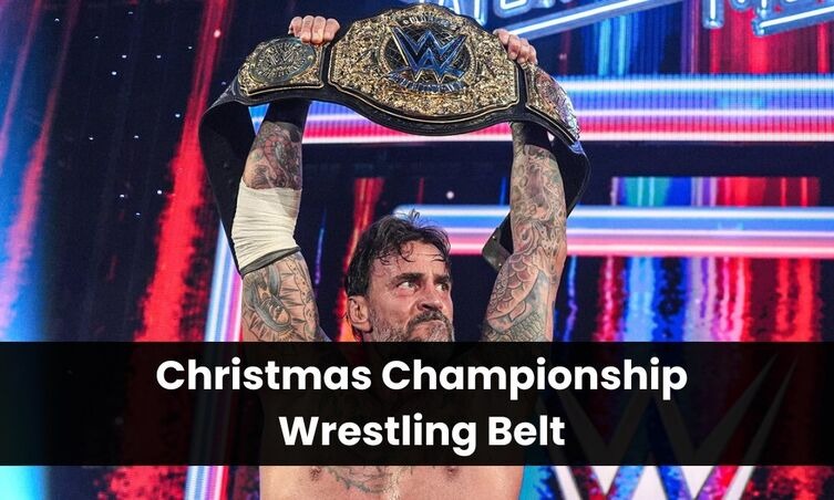 Christmas Championship Wrestling Belt