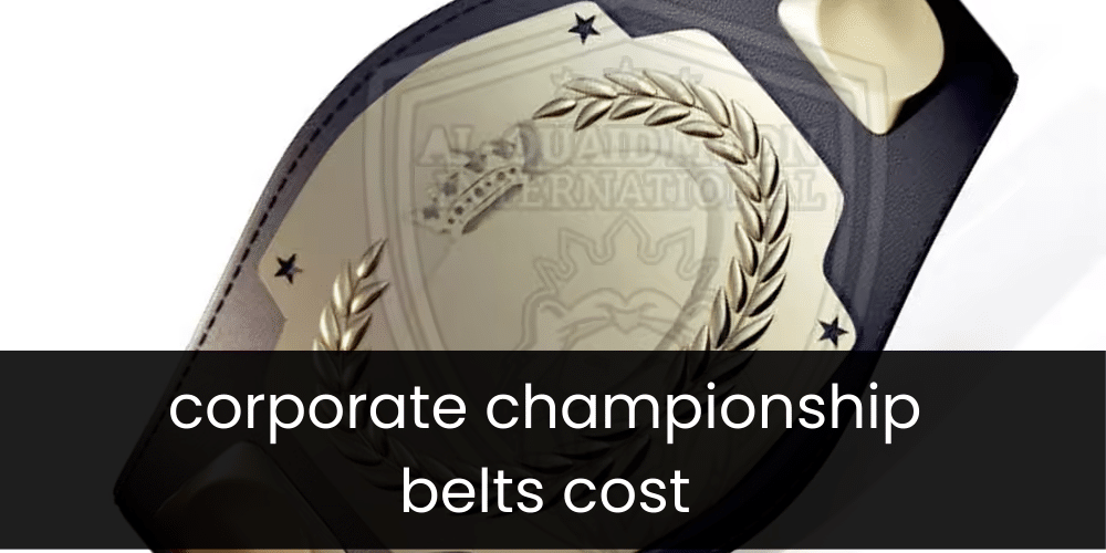 corporate championship belts cost