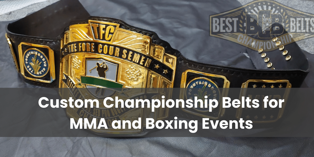 custom MMA championship belts