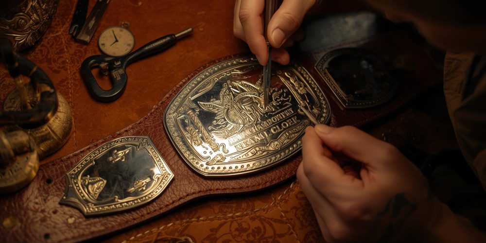 how championship belts are made