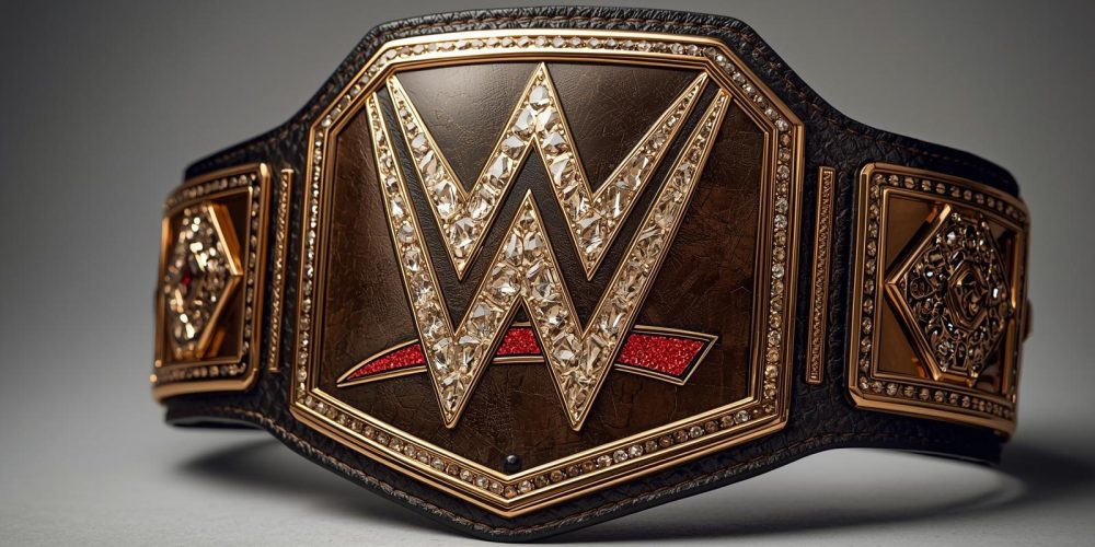what is the wwe belt made of